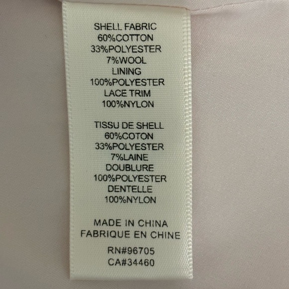 REBECCA TAYLOR Tweed Contrast Lace Sleeveless Dress, As Worn On TV - Picture 11 of 12